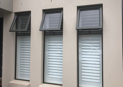 Plantation shutters bedroom