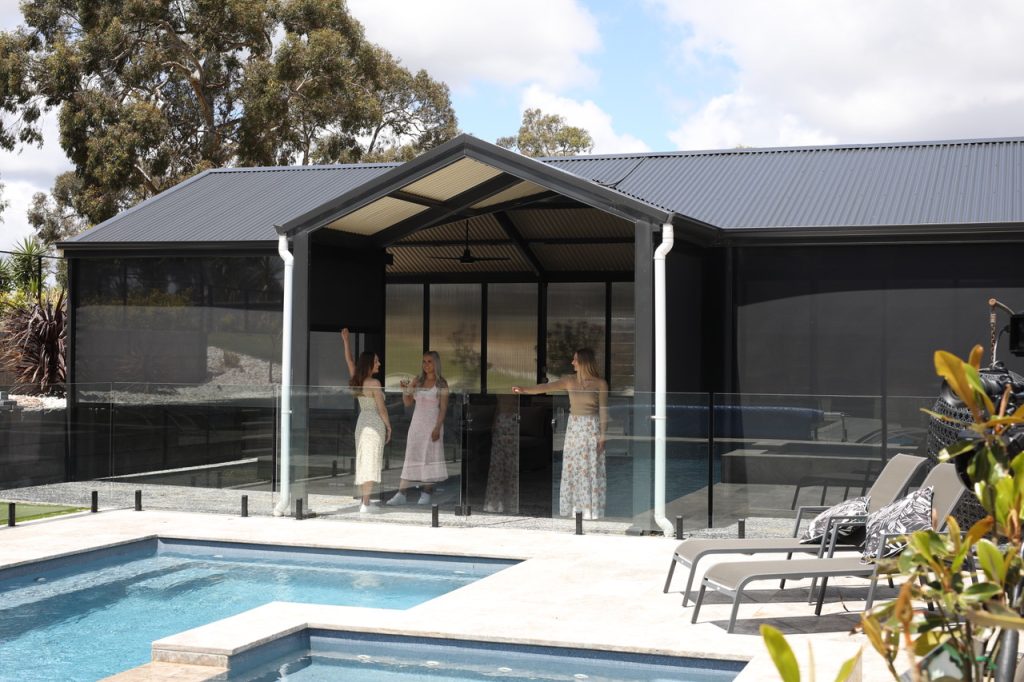 Waterproof Outdoor Blinds in Newcastle home