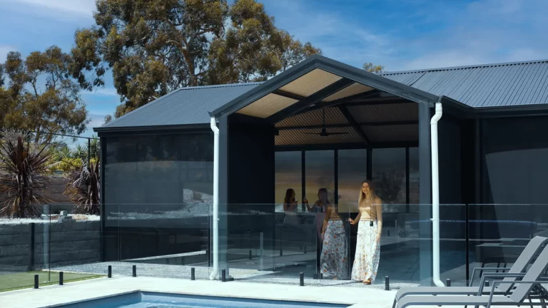 Outdoor blind in Newcastle