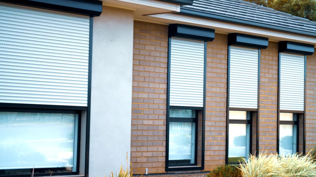 House with Roller Shutters installed in Perth