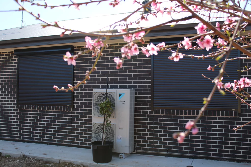 Roller shutters protect against weather elements