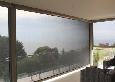 Add extra style to your balcony with ziptrack blinds