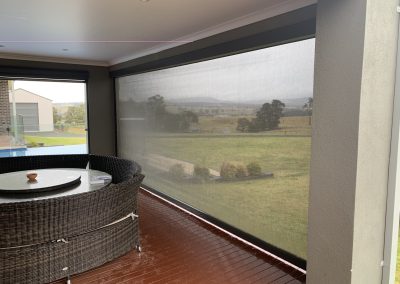 Beautiful patio blinds in Adelaide home