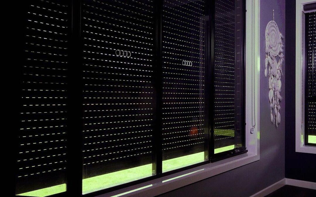 roller shutters for light control and privacy