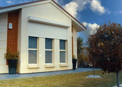 Roller shutters help with noise reduction