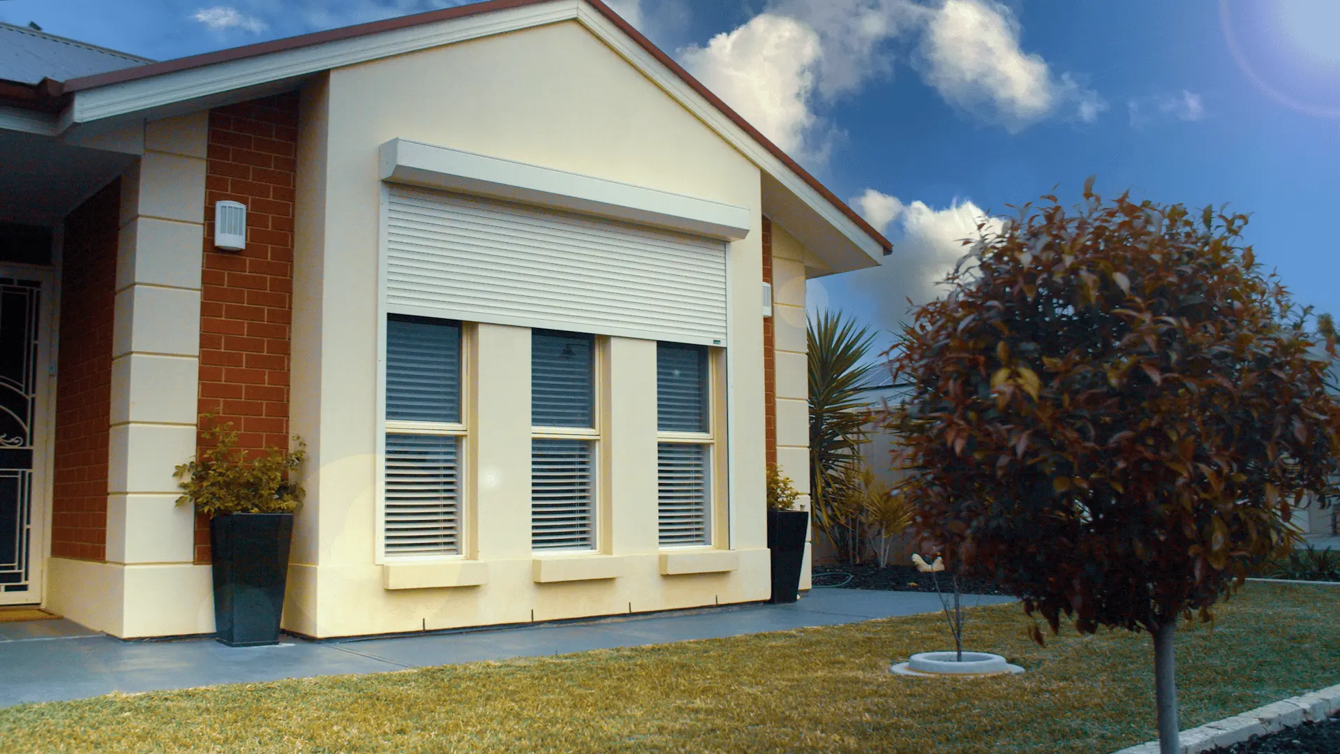 Roller shutters help with noise reduction