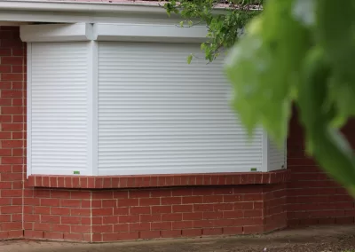 White roller shutters in Adelaide